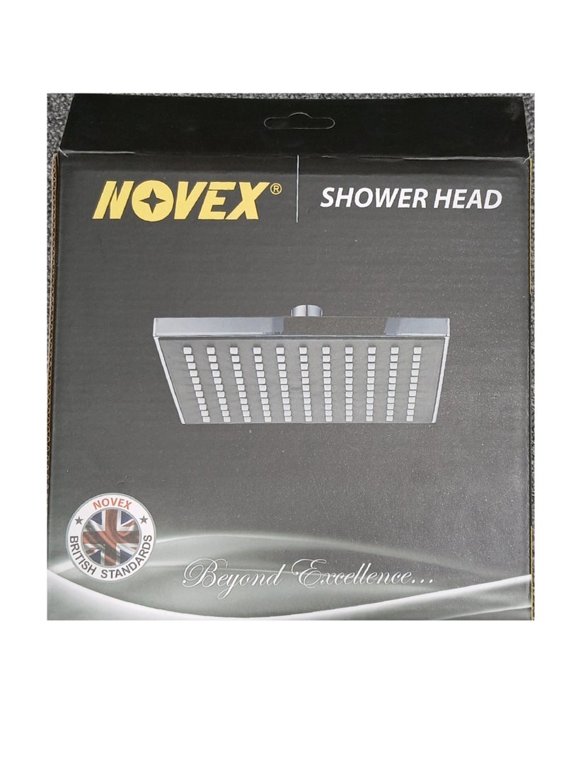 نوفيكس رأس دش يدوي من Novex NSH-7003، رأس رذاذ دش للحمام بلمسة نهائية من الكروم، بديل دش محمول متين للحمام والمنزل والفندق والاستخدام التجاري - Image 1