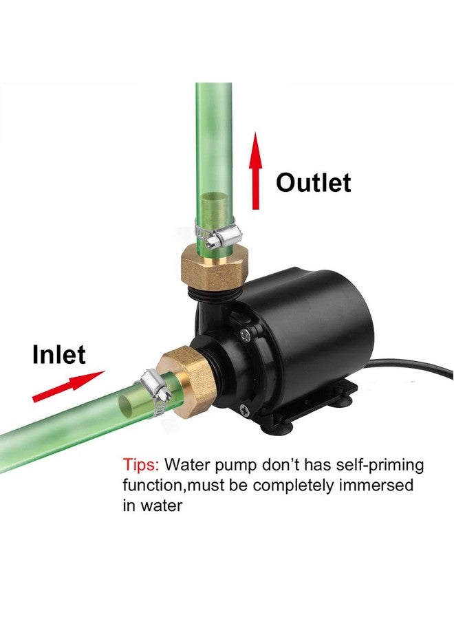 MOUNTAIN_ARK DC 12V Submersible Clear Water Pump, Adjustable Power, 210 GPH Aquarium Fountain Pumps - Image 5