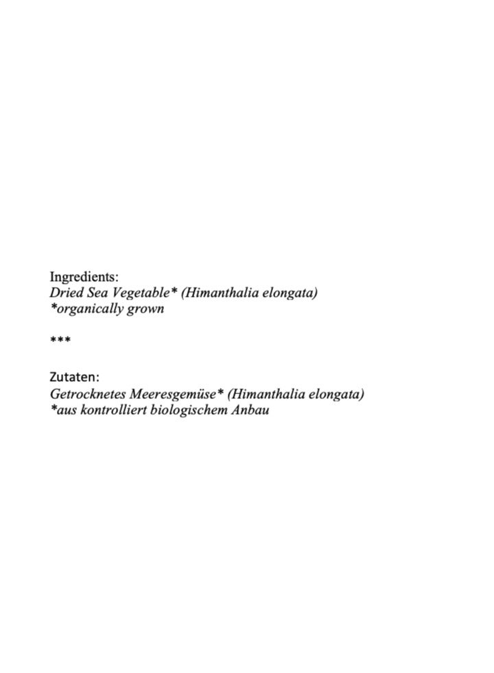 Clearspring Organic Atlantic Sea Spaghetti Dried Sea Vegetables - Image 5