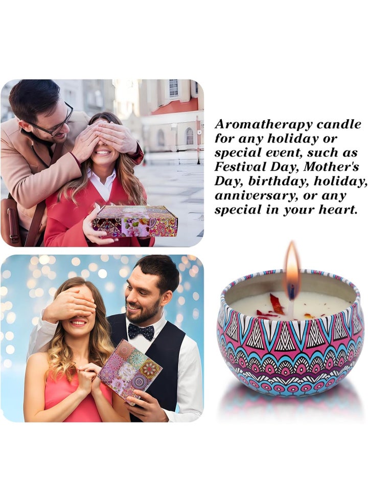 Buy Home Care Scented Candles Gift Set – 9 Pack Natural Soy Wax Jar ...