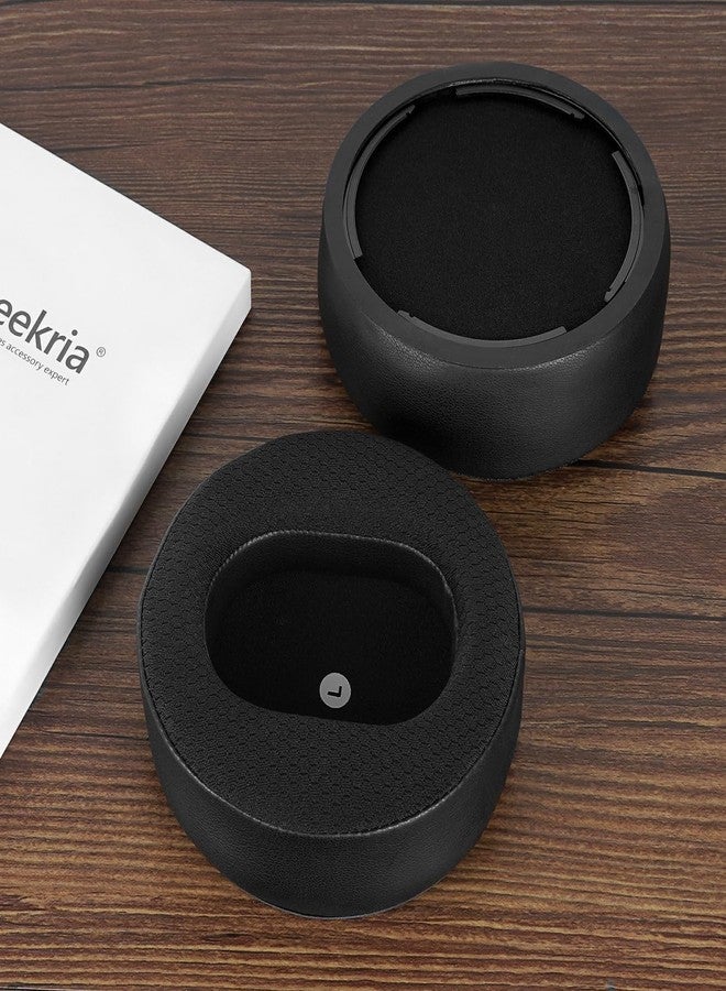 Geekria Sport Cooling Gel Replacement Ear Pads for Audeze Maxwell Wireless Headphones Ear Cushions, Headset Earpads, Ear Cups Cover Repair Parts (Mesh Fabric/Black) - Image 4