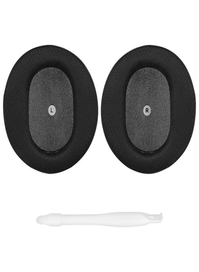 Geekria Sport Cooling Gel Replacement Ear Pads for Audeze Maxwell Wireless Headphones Ear Cushions, Headset Earpads, Ear Cups Cover Repair Parts (Mesh Fabric/Black) - Image 3