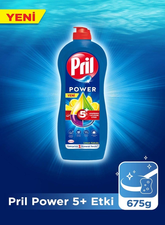 Pril Dishwash Liquid | 653 ml Imported (Lemon) - Image 2