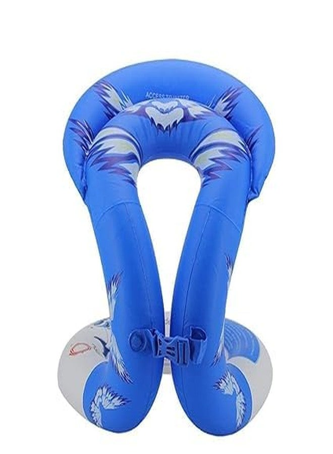 PRISO Swimming Neck Float Ring Double-Balloon Life Vest for Children Kids Inflatable Swimming Neck Circle Learning Aid Neck Collar Floating Ring. (Multicolor) - Image 1