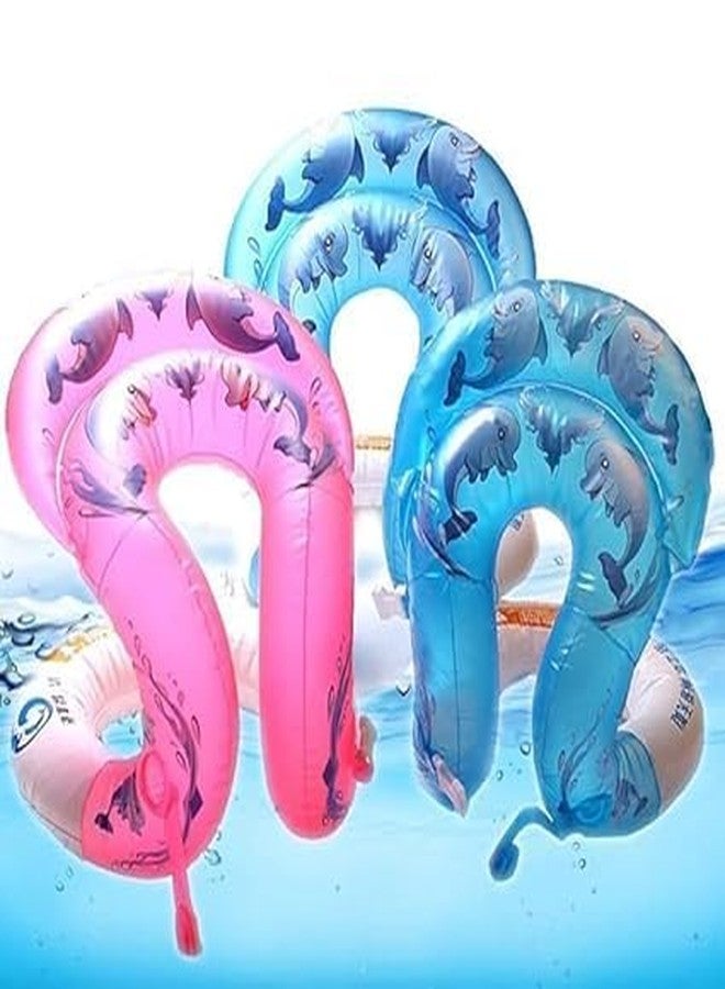 PRISO Swimming Neck Float Ring Double-Balloon Life Vest for Children Kids Inflatable Swimming Neck Circle Learning Aid Neck Collar Floating Ring. (Multicolor) - Image 4