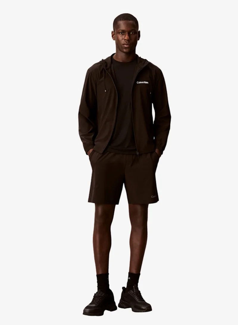 Calvin Klein Sports Black Woven Training Shorts for Men | Best Price UAE