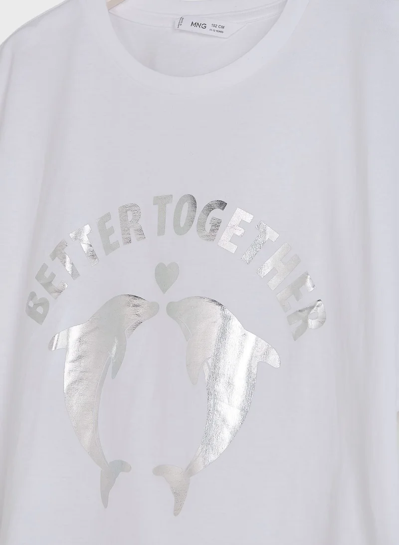 MANGO Kids Better Together T-Shirt
