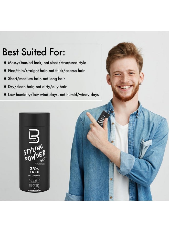 L3 Level 3 Styling Powder - Natural Look Mens Powder - Easy to Apply with No Oil or Greasy Residue (Large - 60 Grams) - pzsku/Z22B9C6680C5FC5EDE80FZ/45/_/1741329908/1328d7ad-60c3-4239-8f3c-fb12c906ac90