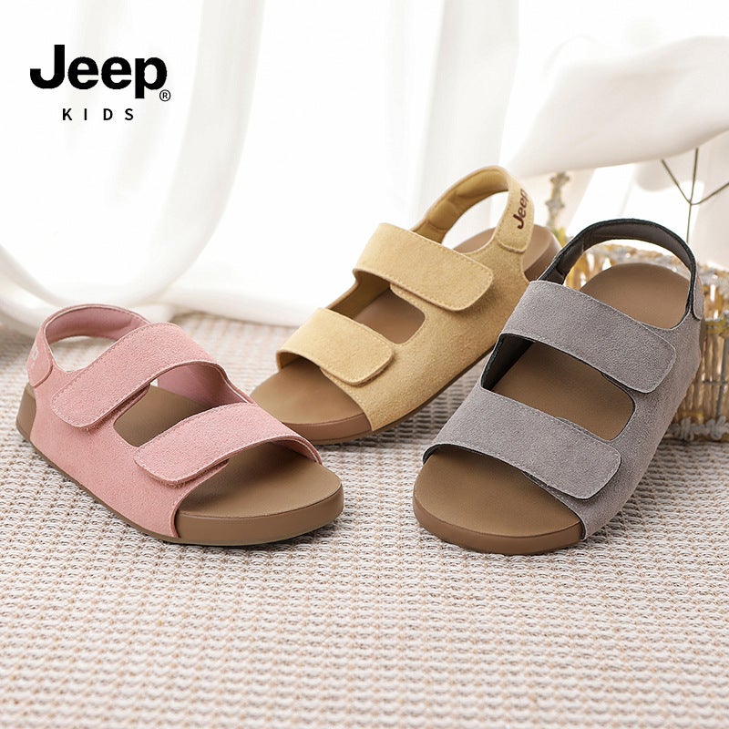 Jeep Kidsren'S Sandals Boys Summer Retro Girls Sports Non-Slip Birkenstock Kidsren'S Shoes Summer Baby Beach Shoes - Image 5