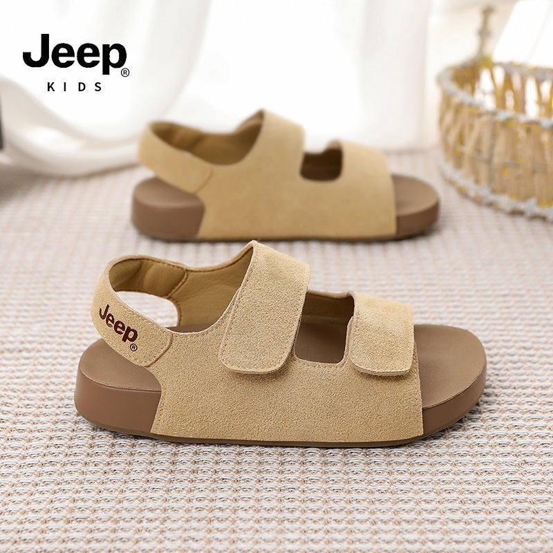 Jeep Kidsren'S Sandals Boys Summer Retro Girls Sports Non-Slip Birkenstock Kidsren'S Shoes Summer Baby Beach Shoes - Image 3