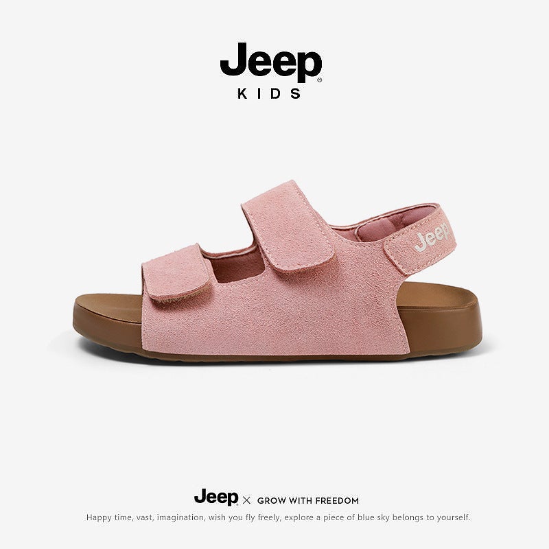 Jeep Kidsren'S Sandals Boys Summer Retro Girls Sports Non-Slip Birkenstock Kidsren'S Shoes Summer Baby Beach Shoes - Image 1