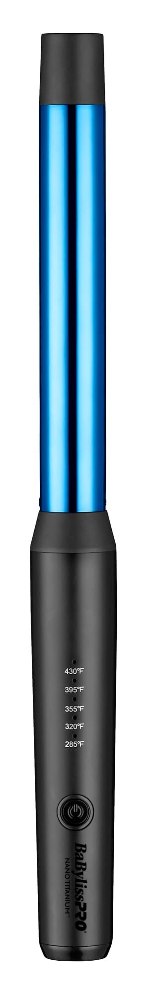 BaBylissPRO Nano Titanium Limited Edition Black & Blue 1"" Curling Wand - Image 1