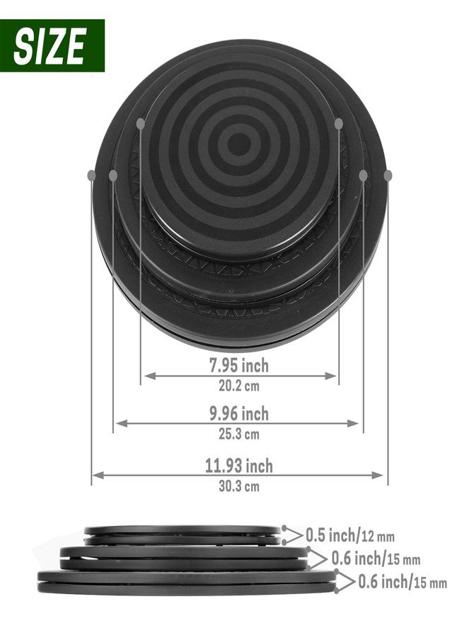ZELARMAN 8" Bonsai Turntable Heavy Duty Rotating Garden Swivel Stand for Easy Trimming and Displaying Potted Plant - Image 2