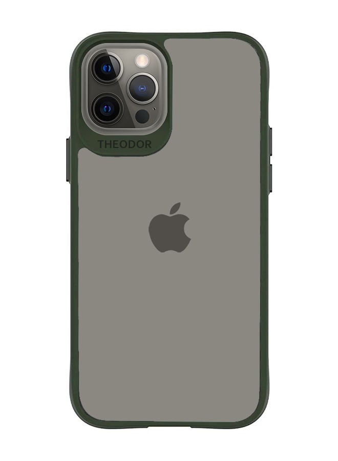 Theodor Protective Hybrid Case Cover For Apple Iphone 12 PRO MAX 6.7 Green  - Image 1