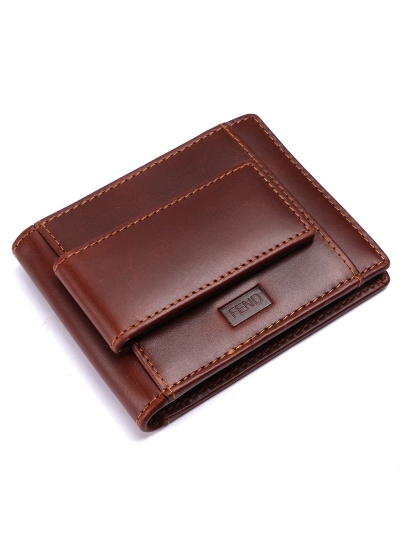 FEND - FEND FW3 High Bass Wireless Bluetooth Earbuds With Multi Functional Touch Control and Genuine Leather Wallet Combo - Image 1