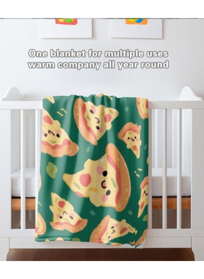 عام بطانية رقيقة من الفانيلا الكرتونية للأطفال والرضع (دافئة ومريحة، ومناسبة للنوم والألعاب) 70 سم * 100 سم - Image 1