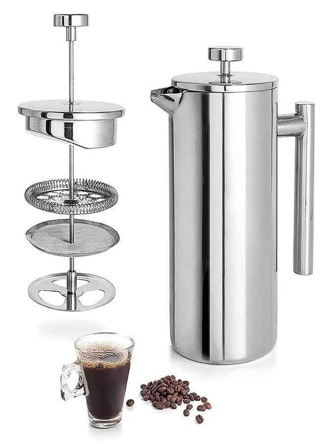 Dsjnf Stainless Steel French Press Screen Replacement Parts Stainless Steel Coffee Filter Screen for 1000-Liter French Press 1 Set - Image 4