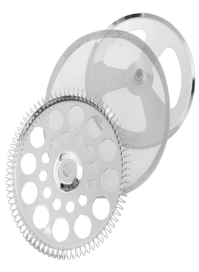 Dsjnf Stainless Steel French Press Screen Replacement Parts Stainless Steel Coffee Filter Screen for 1000-Liter French Press 1 Set - Image 5