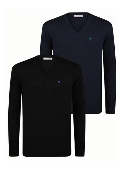 فيليكس هاردي V-Neck Sweater Pack of 2