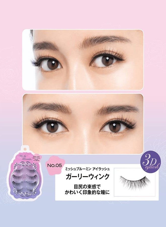 Miche Bloomin' 3D Eyelashes No. 05 Girly Wink 4 Pairs - Image 2