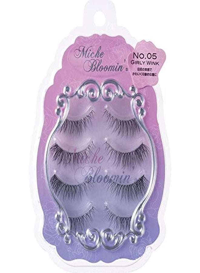 Miche Bloomin' 3D Eyelashes No. 05 Girly Wink 4 Pairs - Image 1
