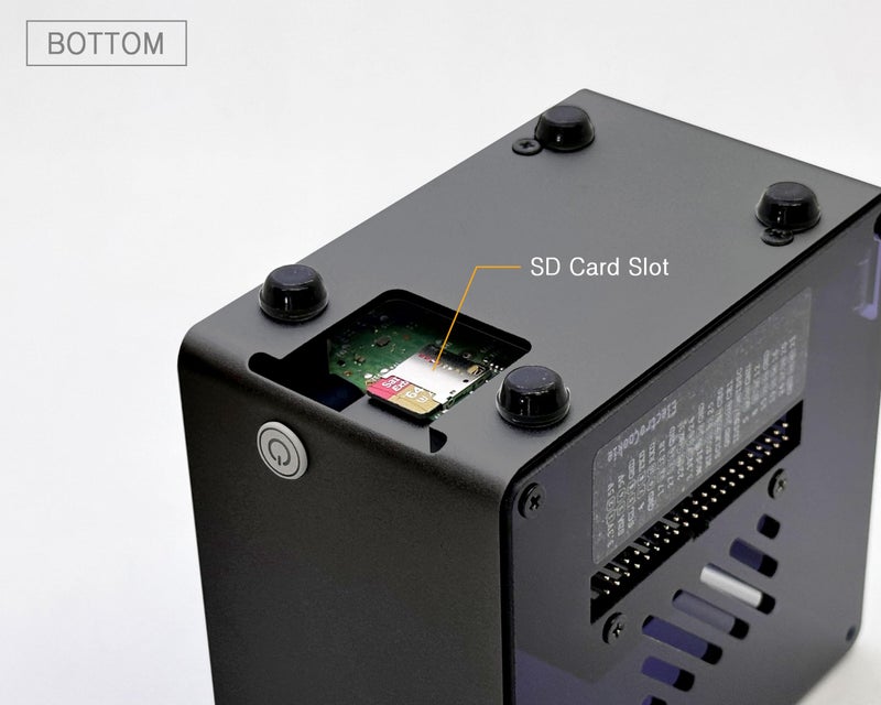ElectroCookie Raspberry Pi 5 Case, Aluminum Mini Tower Case with Cooling Fan and Color Changing Ambient Light (Black) - Image 5