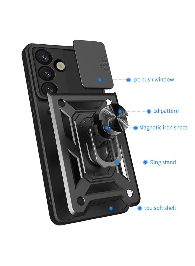 S-TOP Case For Samsung Galaxy S25 5G Sliding Camera Cover Design TPU+PC Phone Case - Image 3