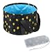 Molain Foldable Bucket for Soaking Feet Portable Foot Bath Tub Spa Basin Black Footbath Bucket for Travel Home Pedicure Outdoor Camping - Image 2