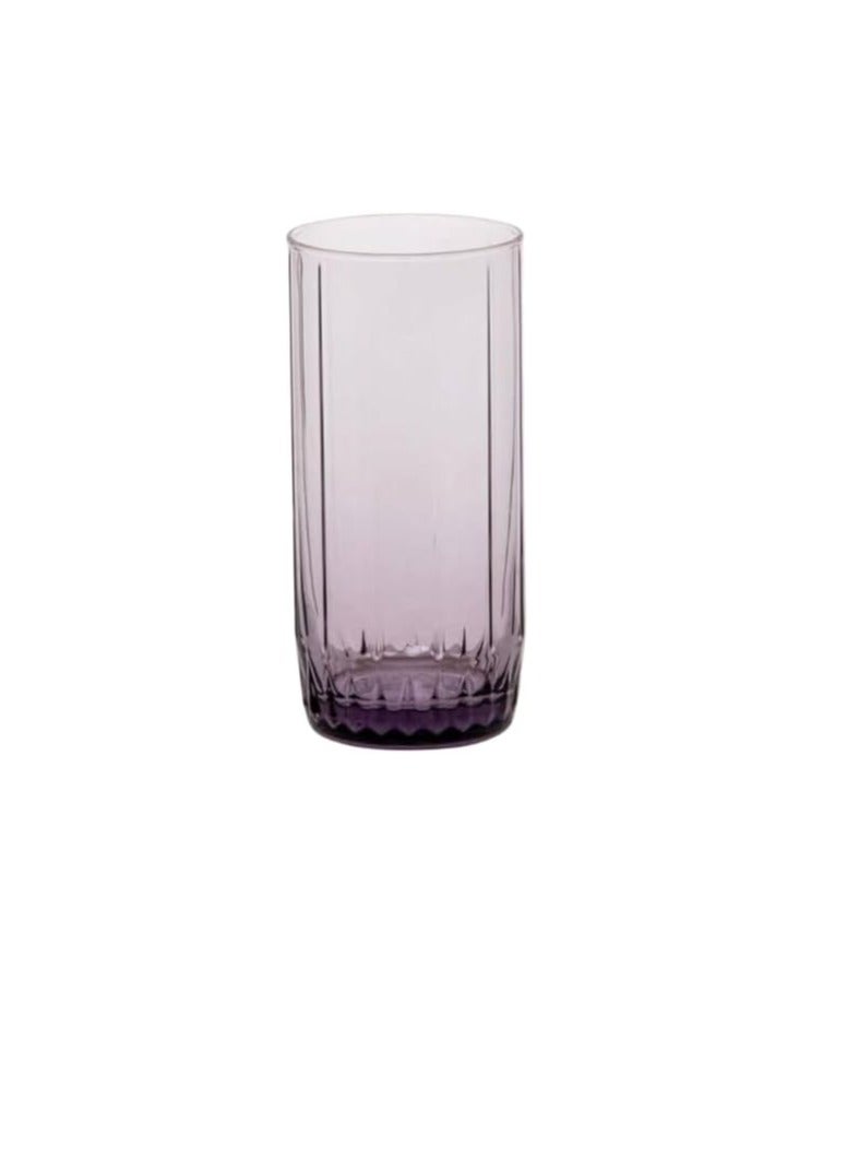 Pasabahce Large Juice and Water Cups Set of 6 – Leia Hi Ball-Purple- 310ml - Image 2