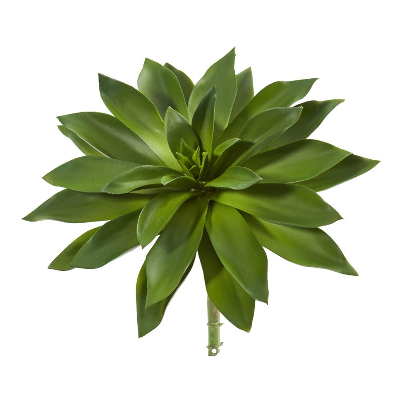 Nearly Natural Nearly Natural 13in Succulent Pick Artificial Set of 3 Silk Plants Green 