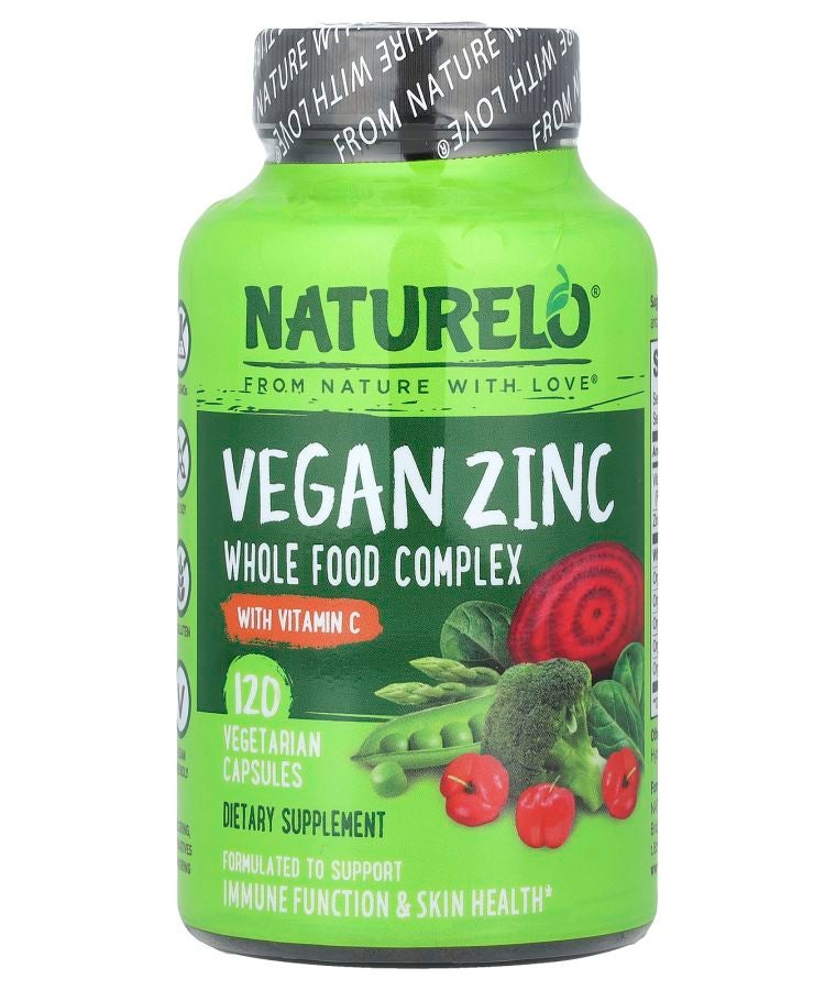 Vegan Zinc With Vitamin C 120 Vegetarian Capsules