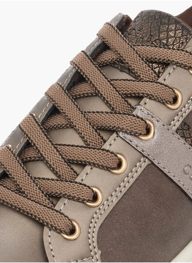 سيليست Women's Montone Lace-Up Ankle Sneakers