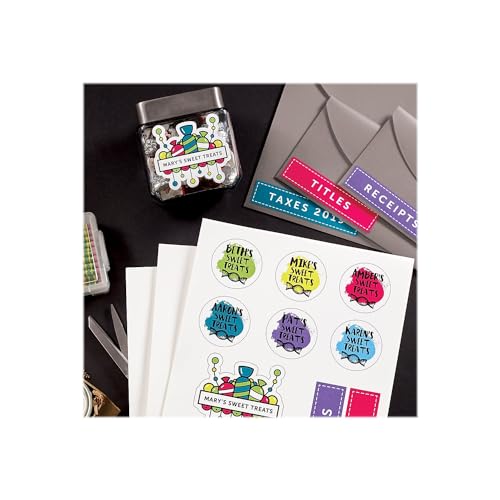 Astrobrights Astrodesigns Sticker Paper, 8.5"x11", 24lb/89gsm, White, 15 Sheets (91296-02) - Image 4