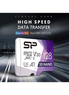 SP Silicon Power Silicon Power 128GB Micro SD Card U3 SDXC Up to 100MB/s High Speed Memory Card for Cams, DJI Pocket and Drones  - Image 2