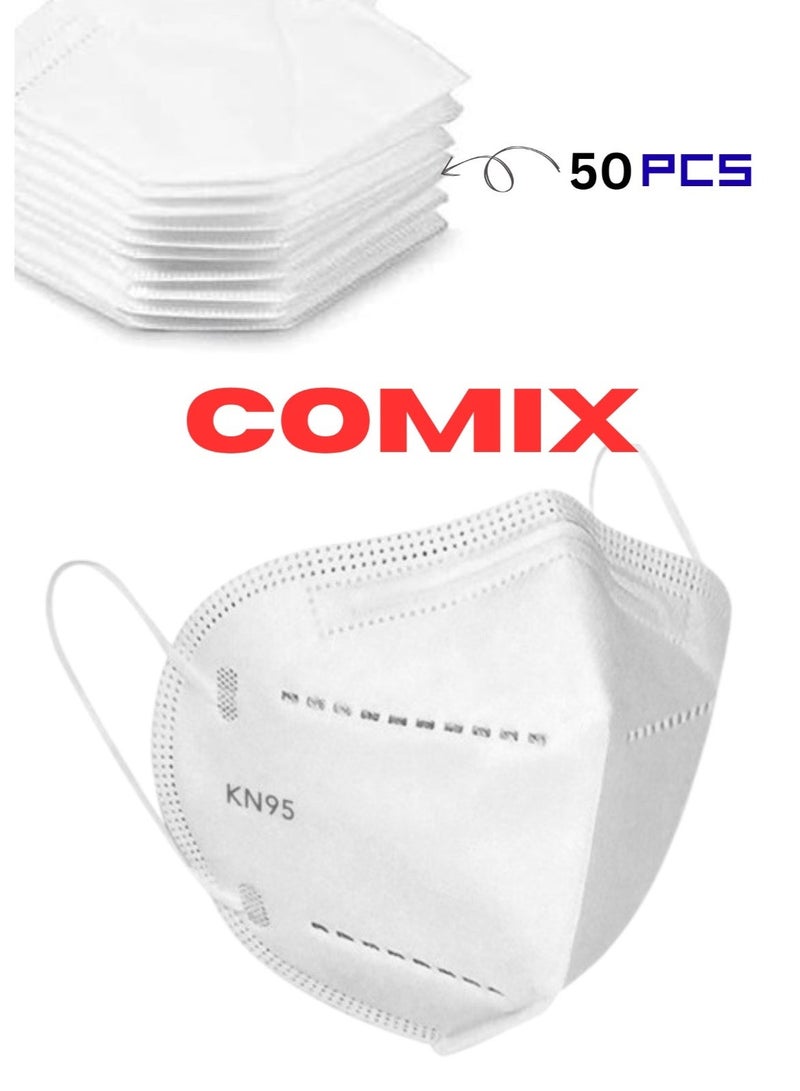 COMIX KN95 PROTECTIVE FACE MASK pack of 50 - Image 1