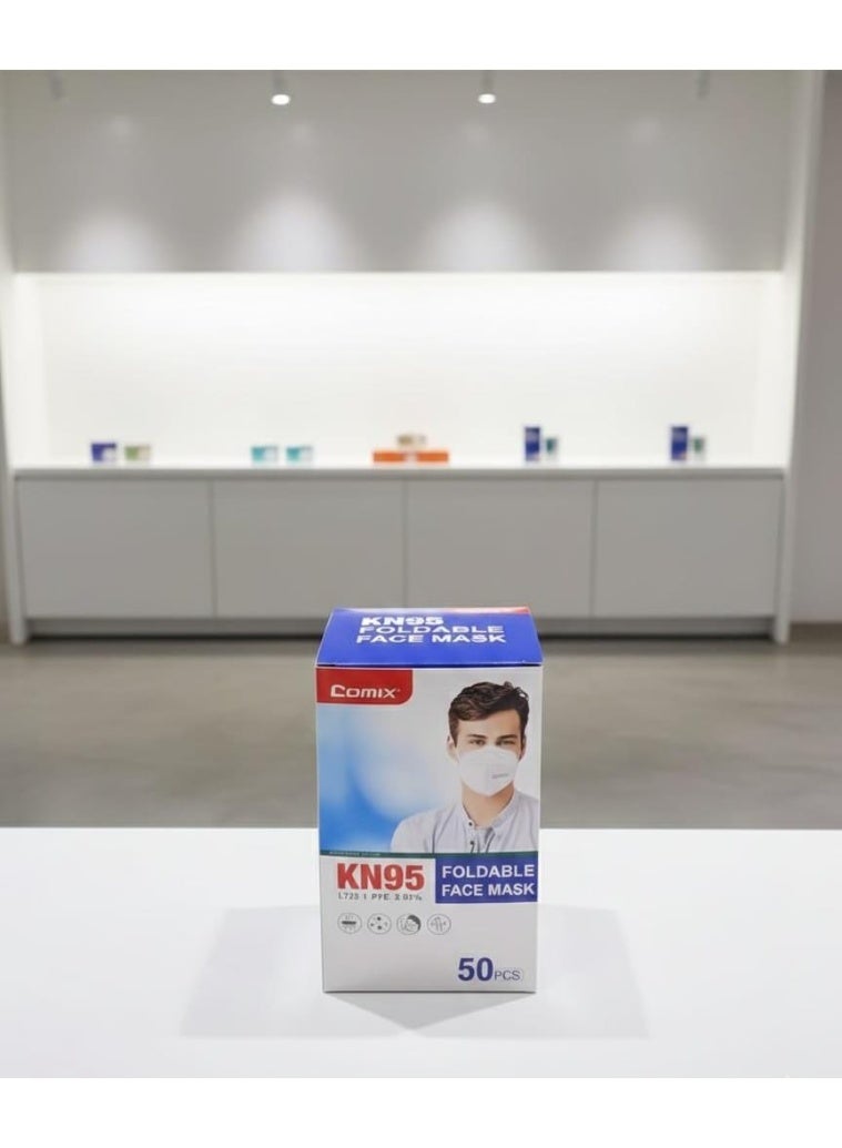 COMIX KN95 PROTECTIVE FACE MASK pack of 50 - Image 3