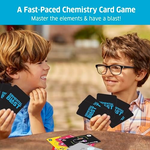 Chalk and Chuckles Elemental Blast-Chemistry Card Game for Kids Ages 10 to 15, Learning & Stem Toy, Educational Gifts for Boys, Girls 8, 9, 10, 11, 12 Years Old, Fun for Teens, Families and Adults - Image 3