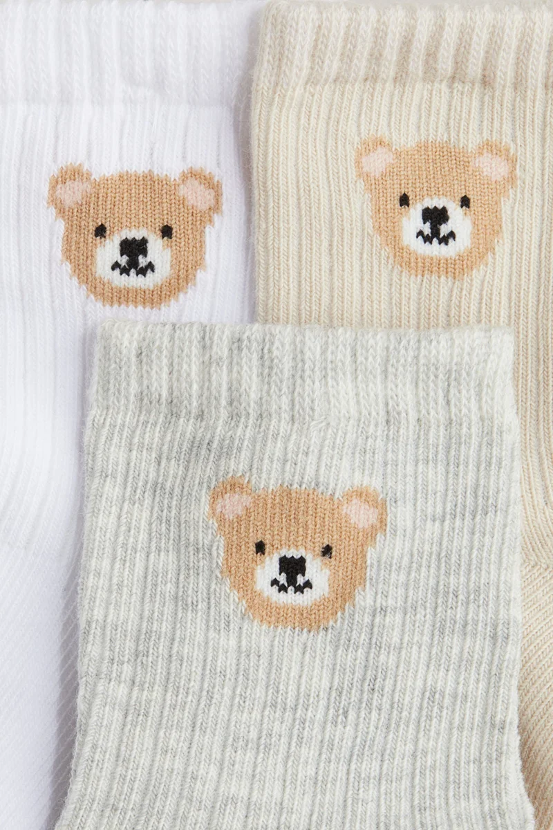 H&M 3-pack socks