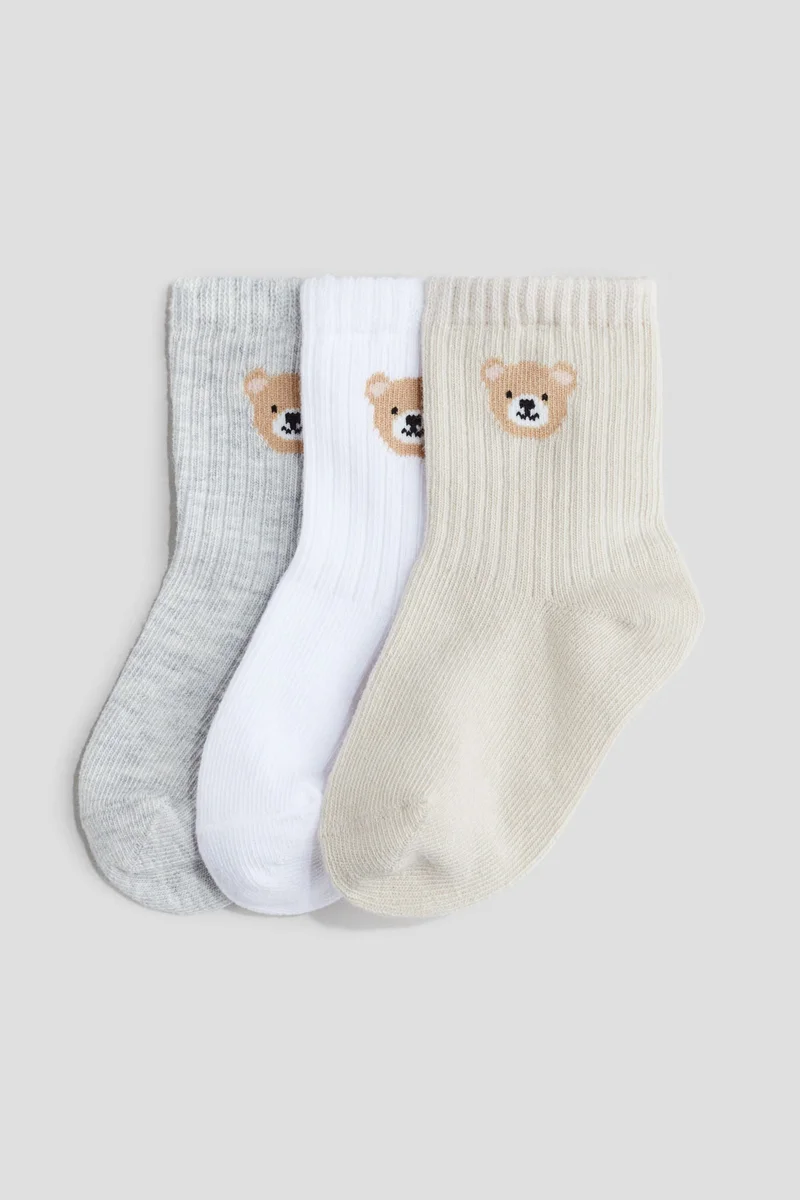 H&M 3-pack socks