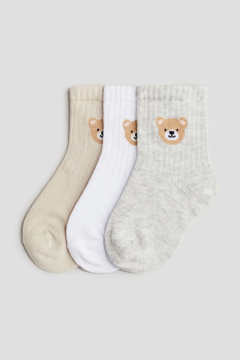 H&M 3-pack socks