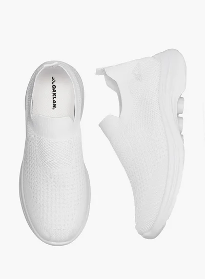 Oaklan by Shoexpress Textured Slip-On Sports Shoes with Pull Tab