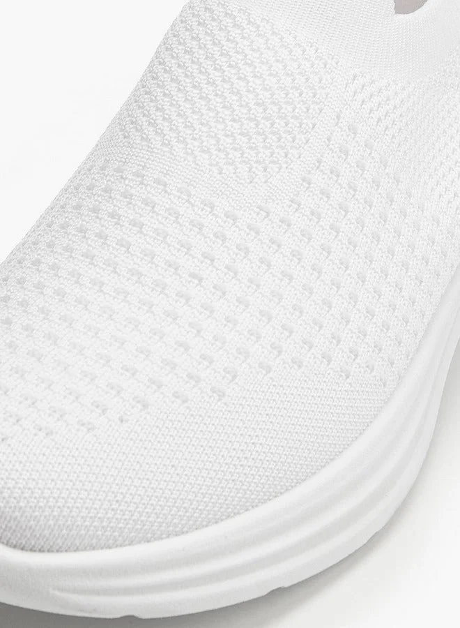 Oaklan by Shoexpress Textured Slip-On Sports Shoes with Pull Tab
