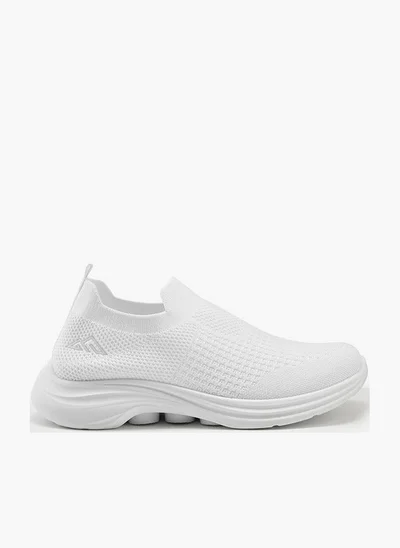 Oaklan by Shoexpress Textured Slip-On Sports Shoes with Pull Tab