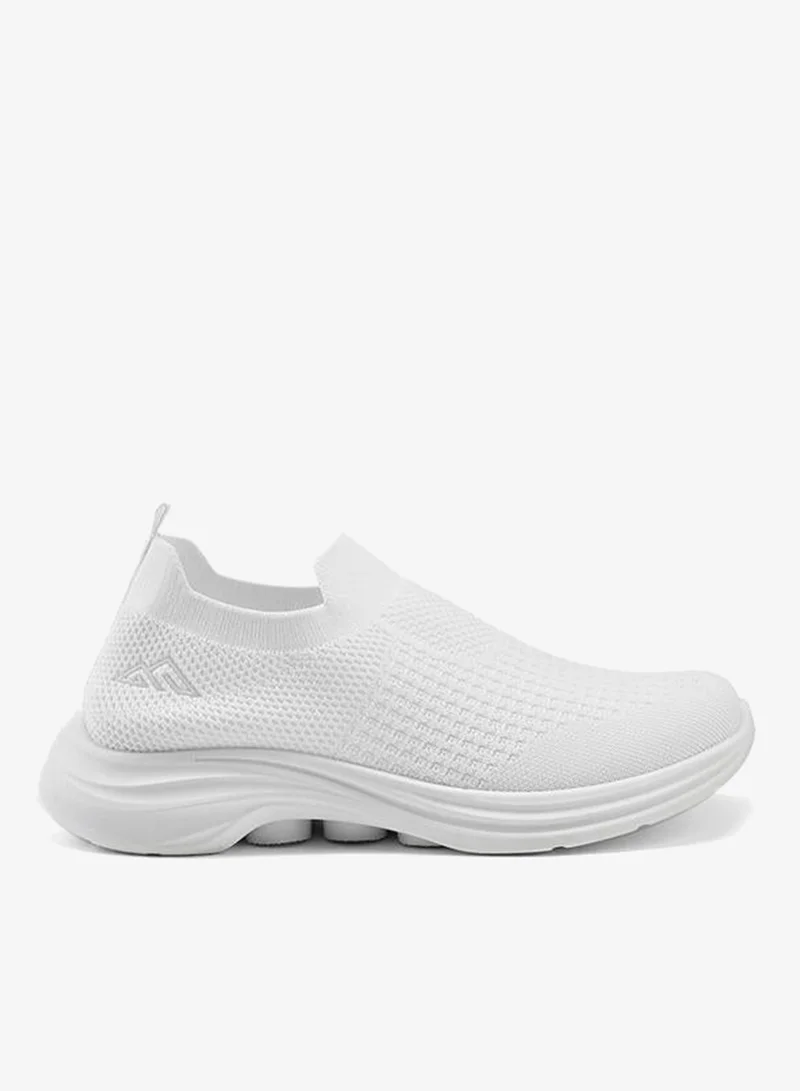 Oaklan by Shoexpress Textured Slip-On Sports Shoes With Pull Tab