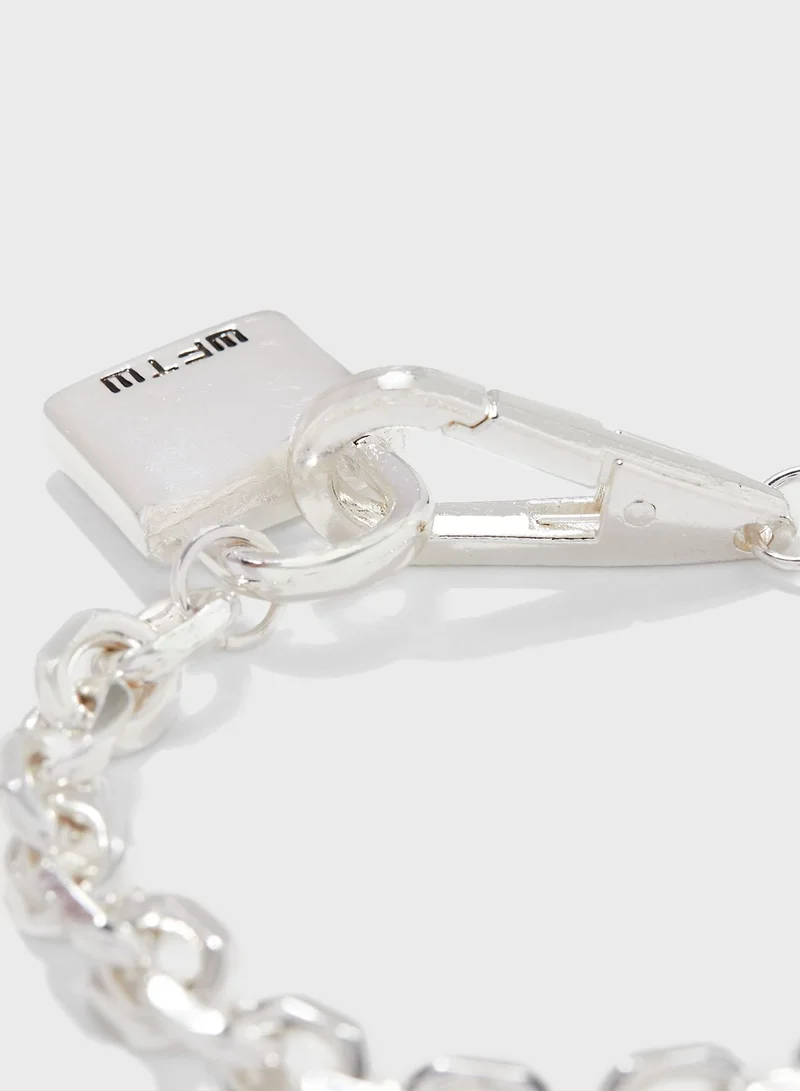 Wild For The Weekend Lockdown Link Chain Bracelet