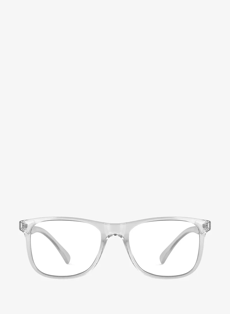 Woggles  Noir Transparent Square Computer Glasses  | Best Price UAE
