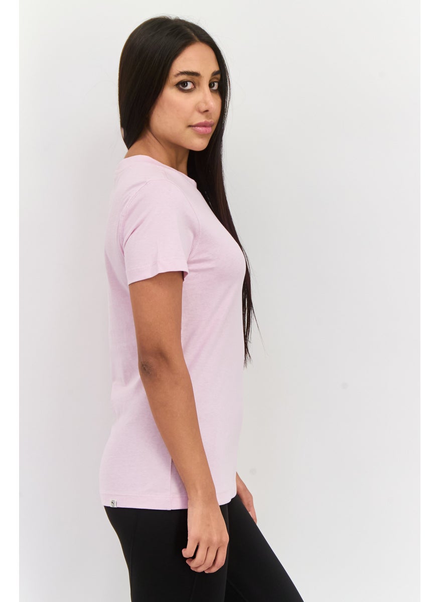 PUMA Women Sportswear Fit Short Sleeve Outdoor T-Shirt, Pink  - Image 2