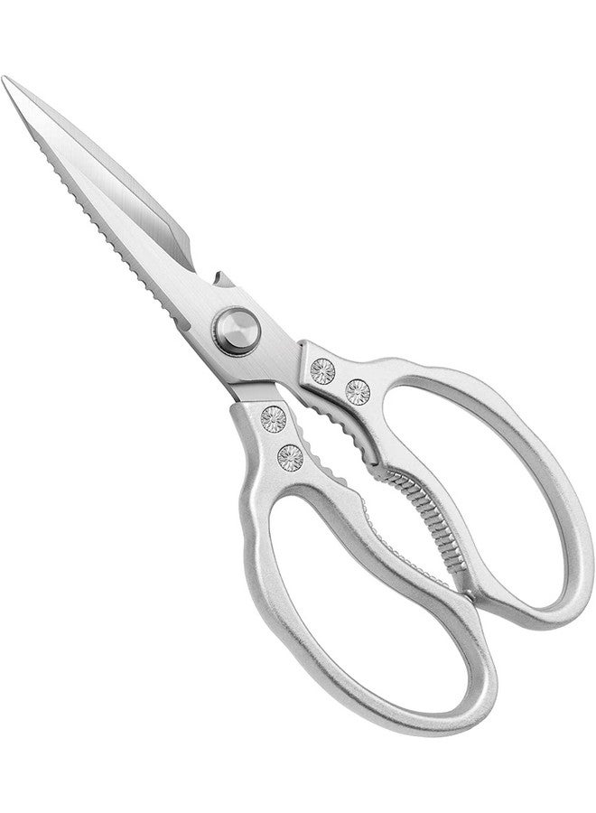 BESTZONE RETAIL MALL BESTZONE RETAIL MALL® Multipurpose, Stainless Steel, Heavy Duty Ergonomic Kitchen Scissor with Comfort Grip(Silver, Japanese Style)  - Image 1