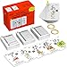 Docdeer Hiragana and Katakana Alphabet Japanese Flash Cards for Beginners 104 Katakana 104 Hiragana Flash Cards with Ring Easy to Remember and Learning Fast for Kids - Image 2