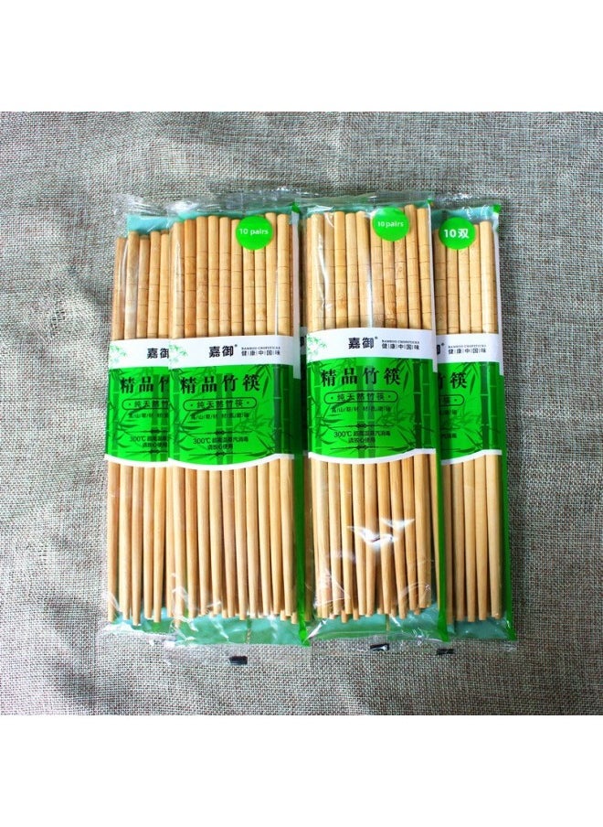 Generic - Jiayu 10 Pairs Of Bamboo Chopsticks Fish Chopsticks Vase Chopsticks Board Chopsticks E-commerce Home Stall Community Group Purchase Chopsticks-Color:6.3*7.0 Light Board Without Joints - Image 1